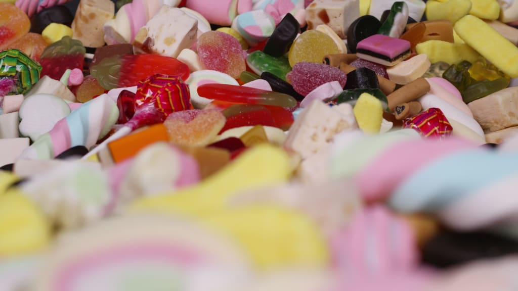 Assorted jelly, fondant, and marshmallow candies made with tailor-made confectionery machinery