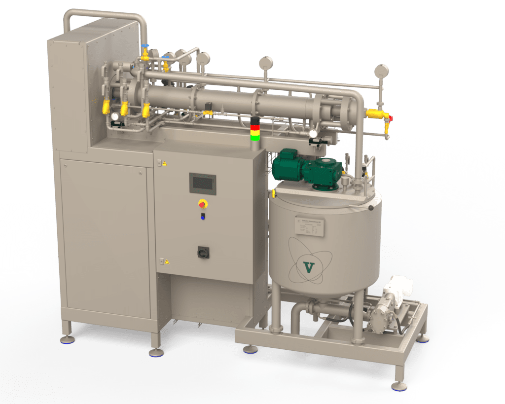 VomaTAB fondant beater – compact crystallizing system with inline cooling and direct processing