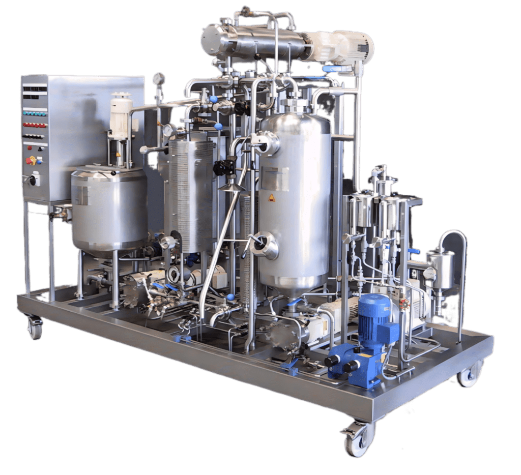 Vomatec pilot plant for continuous cooking and process validation in confectionery production