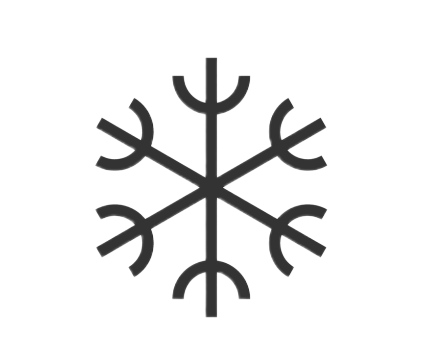 Icon representing cooling processes in confectionery production